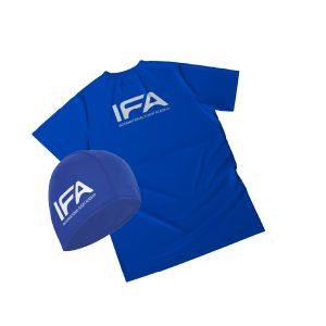Swimming T-shirt and Cap 2 t-shirt and cap